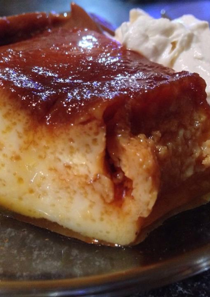 Una foto de Flan casero