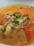 Canh kim chi cà chua