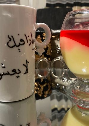صورة لوصفة كاسترد بالجيلي