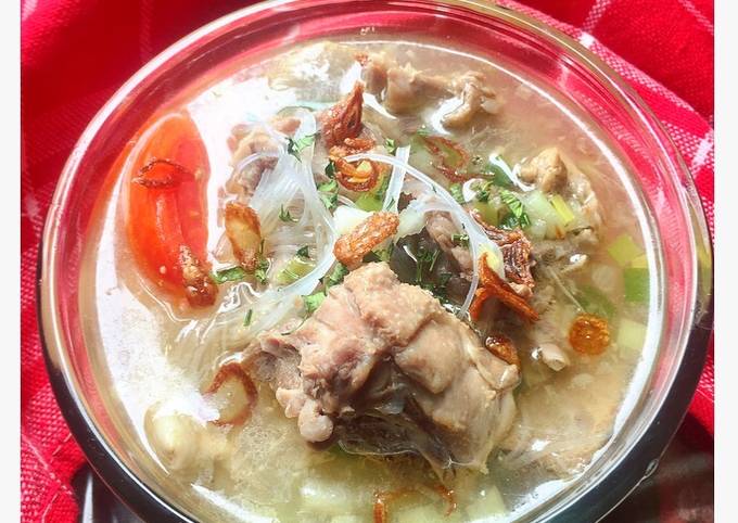 Langkah Mudah Bikin Soto Tulangan Ayam Yang Lezat