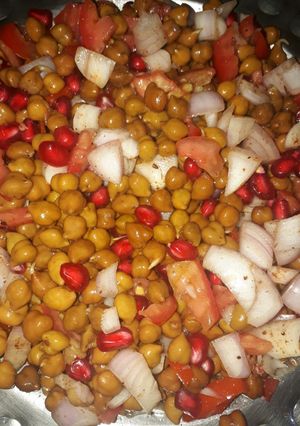 A picture of Chana chaat.