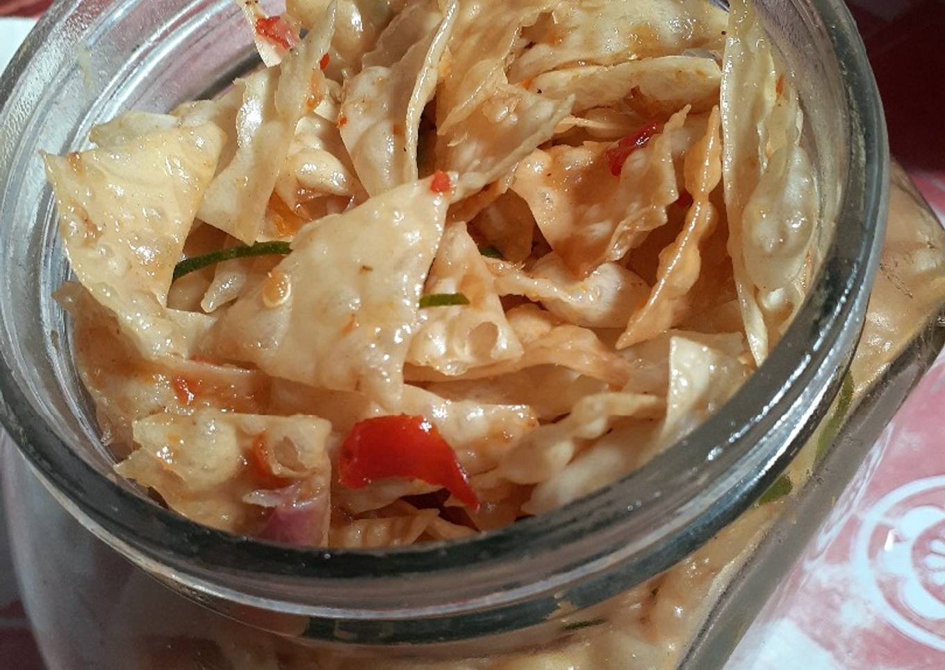 Kulit Pangsit Asam, Pedas, Manis