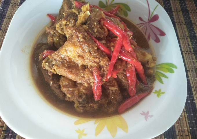 Semur ayam kecap tanpa santan