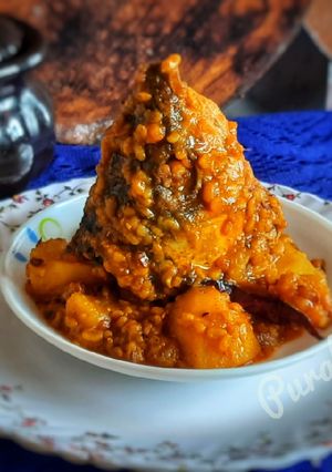 মুগ ডালের মুড়িঘন্ট (moong daler muri ghonto recipe in Bengali) রেসিপির প্রধান ছবি