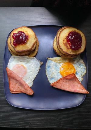 Una foto de Desayuno americano 🥞🍳🥓