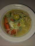 Mie Rebus Kuah Kepiting