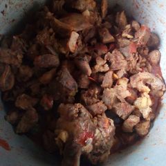 A picture of Beef fry#jikonichallenge.