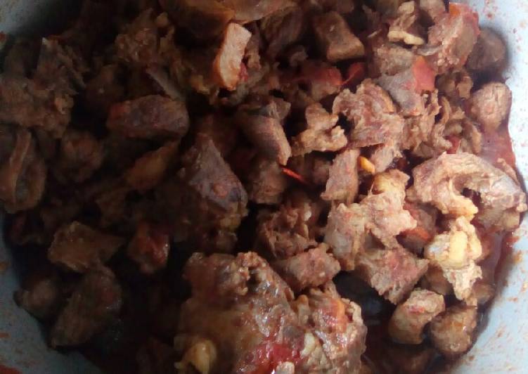 Beef fry#jikonichallenge