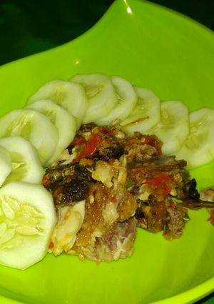 Foto resep Ayam goreng penyet /geprek /gepuk sambal bawang