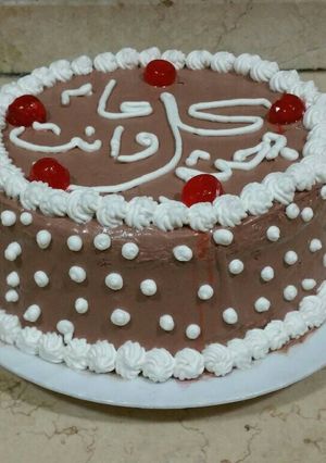 صورة لوصفة كيك مزين