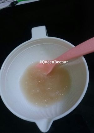 Foto resep Puree Buah Pir Kukus MPASI 7m+ cemilan / snack