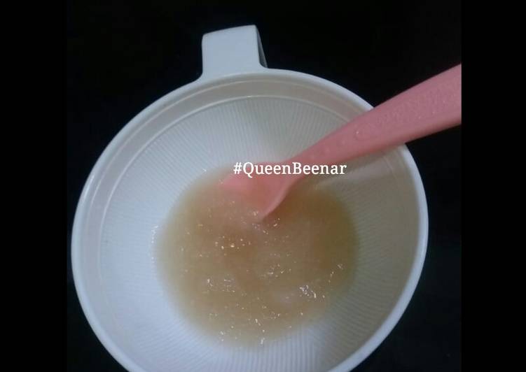 Puree Buah Pir Kukus MPASI 7m+ cemilan / snack