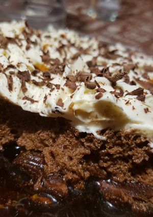 Una foto de Postre de café y chocolate