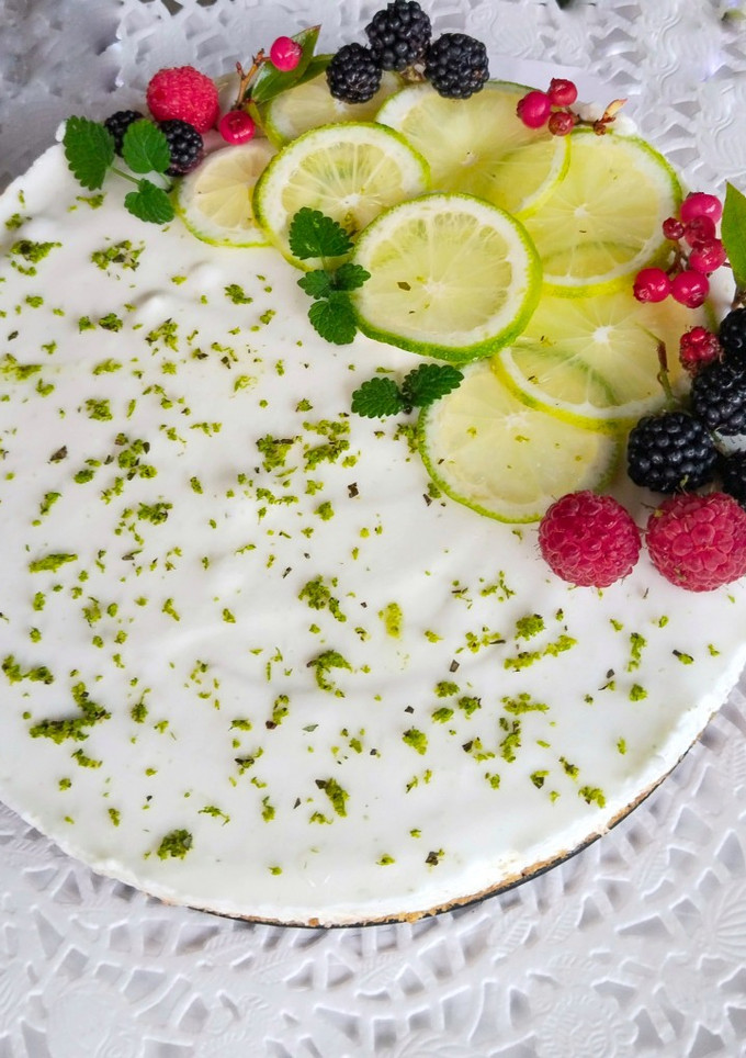 Una foto de Tarta mousse de lima
