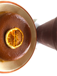 Una foto de Flan de Calabaza y Suero de Leche
