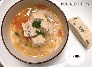 Hình của món Bún riêu tôm.
