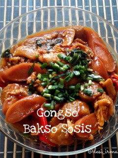 Foto resep gongso bakso sosis
