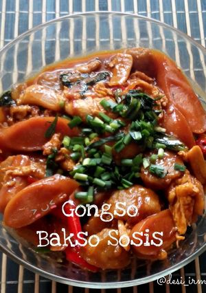 Foto resep gongso bakso sosis