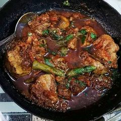 A picture of Peshawari Karahi.