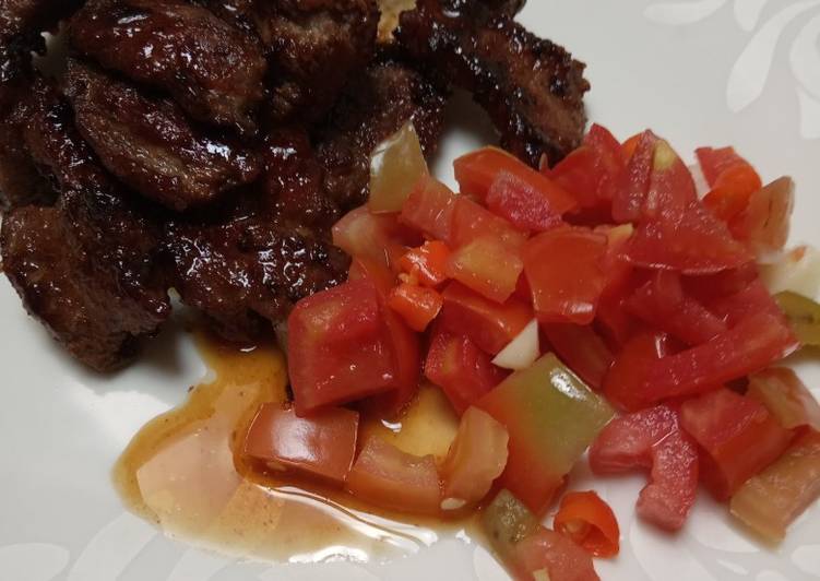 Sate bakar teflon