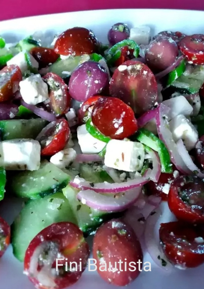 Una foto de Ensalada griega