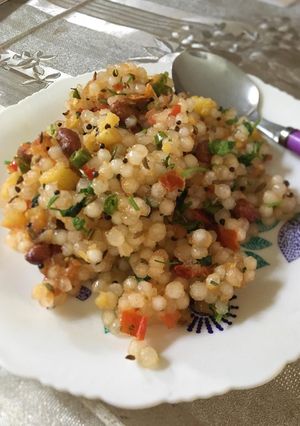 A picture of Yummy sabudana khichdi (saawan fast).