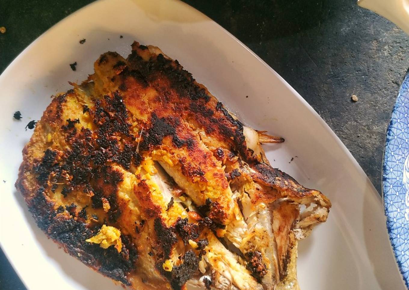 Bandeng panggang bumbu kuning
