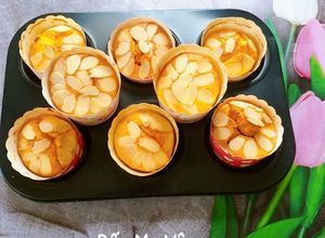 Hình của món Bánh cupcake sữa chua hạnh nhân 🧁🧁🧁.