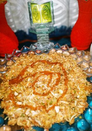 A picture of Chicken veg filling.