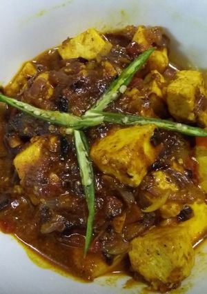 A picture of Dahi Paneer.
