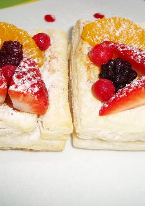 Gyümölcs papucs recept fotója