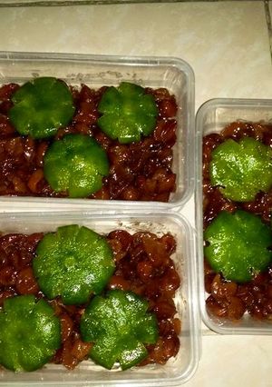 Hình của món Mứt chanh với mứt hồng bì #ngon_bất_ngờ.
