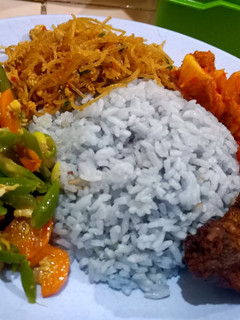 Foto resep Nasi uduk bunga telang