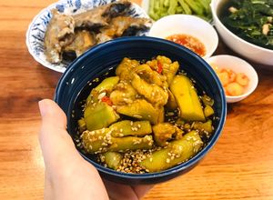 Hình của món Dưa leo trộn vị tàu.