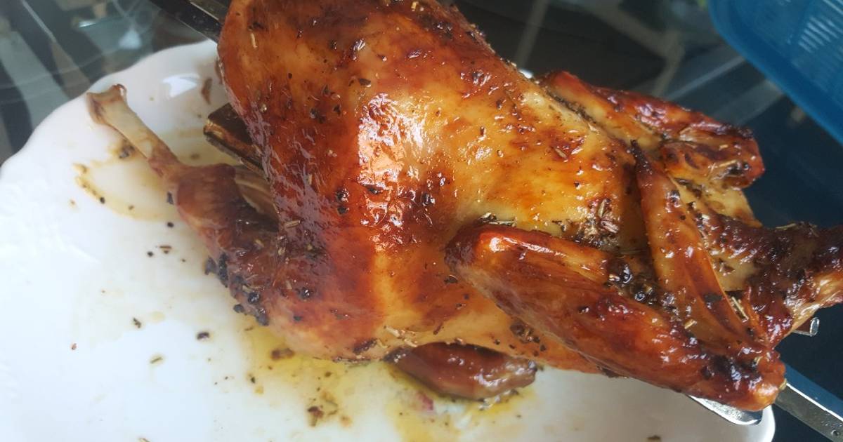 28 resep ayam rotisserie  enak dan sederhana ala rumahan 