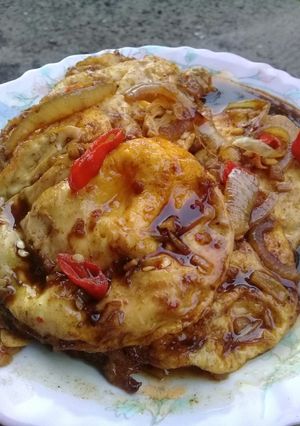 Foto resep Telor ceplok saus inggris