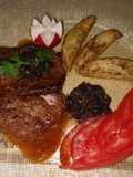 Filete al perejil con papas rústicas