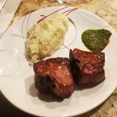 A picture of Grilled Greek Lamb Loin Chops.