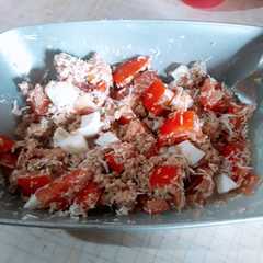 A picture of Ensalada fresca y sana.