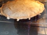 Tarta de jamón, queso y verduras