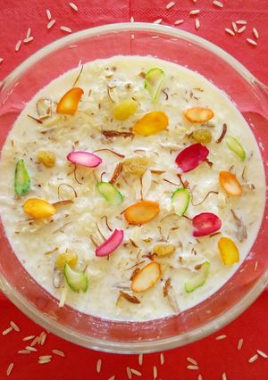 A picture of Sweet Rice Pudding#MyRiceDishContest.