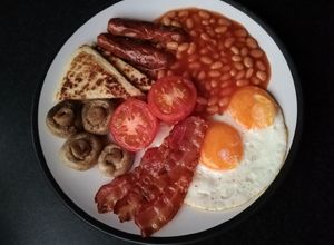 Angol reggeli recept fotója