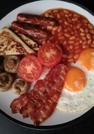 Angol reggeli recept fotója