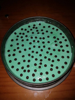 Una foto de Tarta menta chocolate