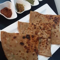 Kalonji,aloo paratha A picture of Kalonji,aloo paratha.