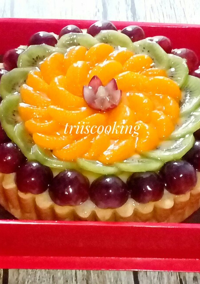 Foto resep Pie buah jumbo