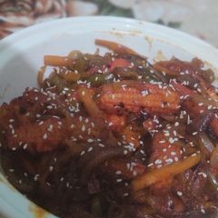 A picture of Baby corn chilli.