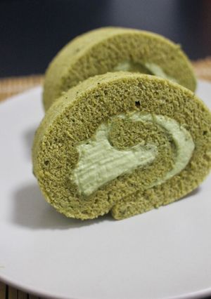 綠茶卷 的食譜成品照片