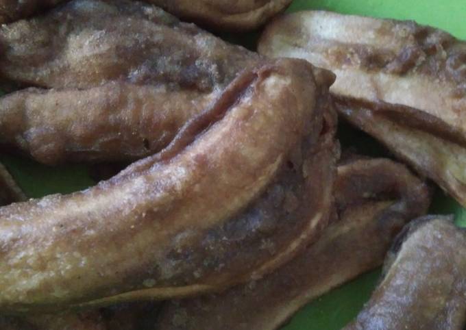 Pisang goreng tepung coklat kreyesss