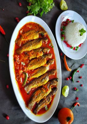 ট্যাংরা  মাছের তেল ঝাল। রেসিপির প্রধান ছবি
